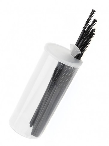 Micro spazzolini mascara colore nero da 25 pz