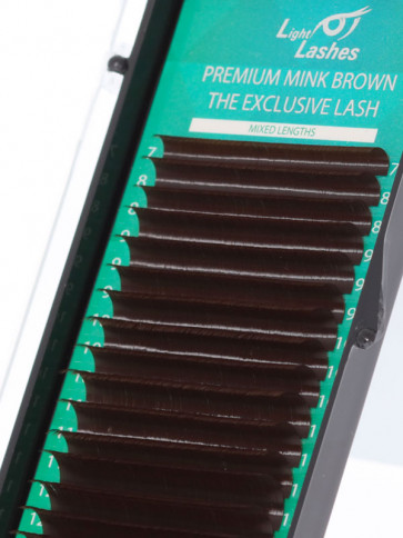 Mink Exclusive color light brown B-curl