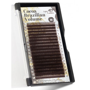 Color Explosion “COCOA BRAZILIAN VOLUME - W” C-curl 18 strisce